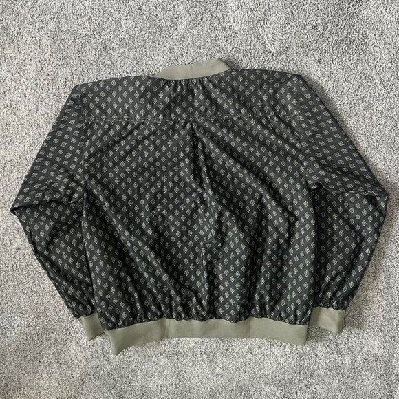 Men's Green and Khaki Sweatshirt - Picture 3 of 4